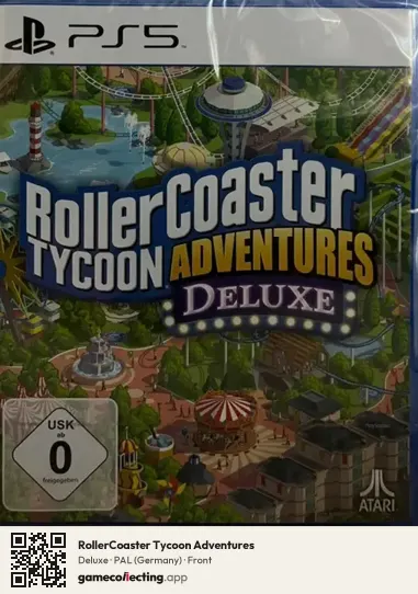 RollerCoaster Tycoon Adventures PlayStation 5, Germany box front