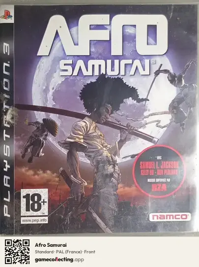 Afro Samurai PlayStation 3, France box front