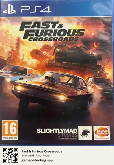 Fast & Furious Crossroads PlayStation 4, PAL box front
