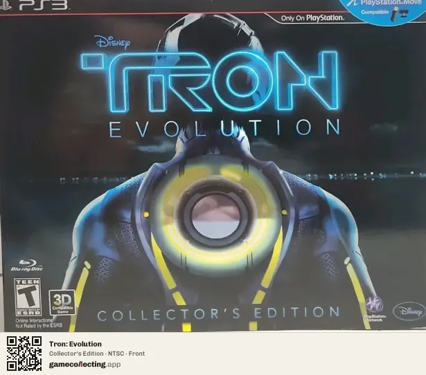 Tron: Evolution PlayStation 3, NTSC box front