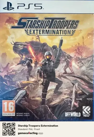 Starship Troopers: Extermination PlayStation 5, PAL box front