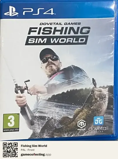 Fishing Sim World PlayStation 4, PAL box front
