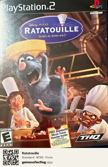 Ratatouille PlayStation 2, NTSC box front