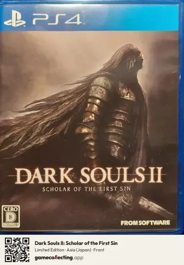 Dark Souls II: Scholar of the First Sin PlayStation 4, Asia box front