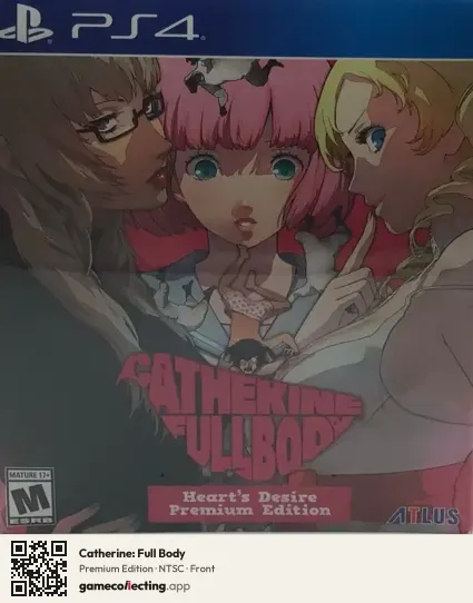 Catherine: Full Body PlayStation 4, NTSC box front