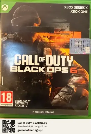 Call of Duty: Black Ops 6 Xbox Series X, Italy box front