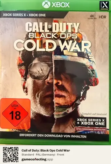 Call of Duty: Black Ops Cold War Xbox Series X, Germany box front