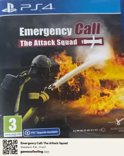 Emergency Call: The Attack Squad PlayStation 4, PAL box front