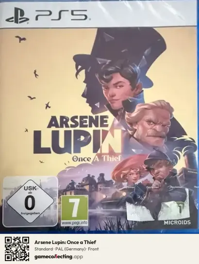 Arsene Lupin: Once a Thief PlayStation 5, Germany box front