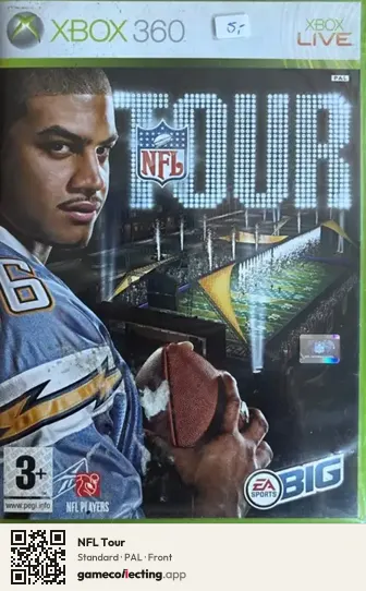 NFL Tour Xbox 360, PAL box front