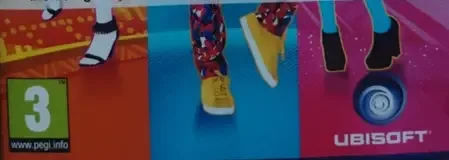 Just Dance 2014, the PEGI square on its front