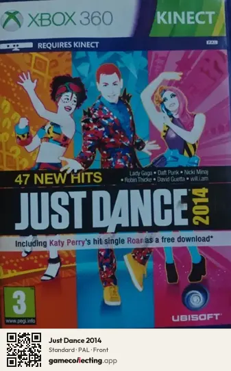 Just Dance 2014 Xbox 360, PAL box front