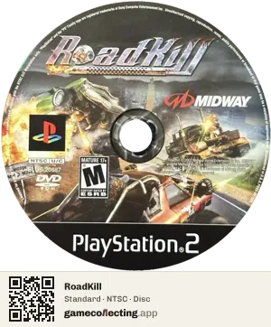 RoadKill PlayStation 2, NTSC disc