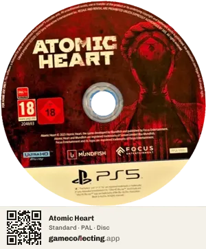 Atomic Heart PlayStation 5, PAL disc