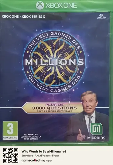 Who Wants to Be a Millionaire? Xbox One, France box front
