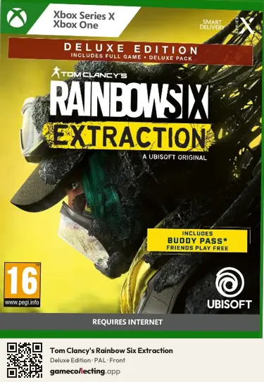 Tom Clancy's Rainbow Six Extraction Xbox Series X, PAL box front