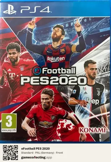 eFootball PES 2020 PlayStation 4, Germany box front