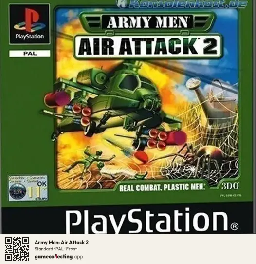 Army Men: Air Attack 2 PlayStation, PAL box front