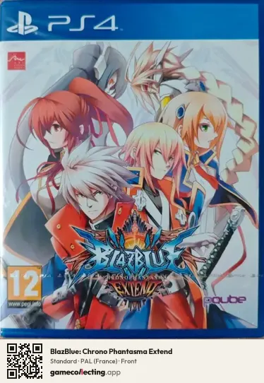 BlazBlue: Chrono Phantasma Extend PlayStation 4, France box front