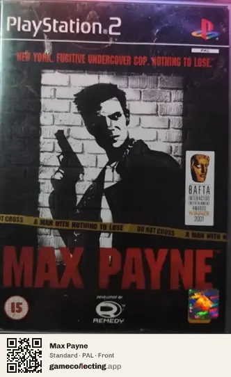 Max Payne PlayStation 2, PAL box front