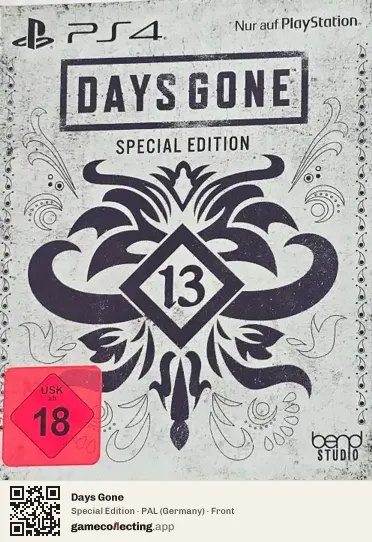 Days Gone PlayStation 4, Germany box front