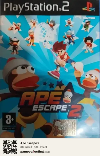 Ape Escape 2 PlayStation 2, PAL box front