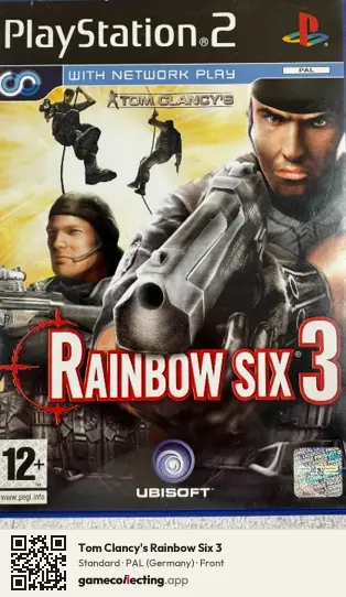 Tom Clancy's Rainbow Six 3 PlayStation 2, Germany box front