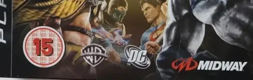 Mortal Kombat vs. DC Universe, the BBFC circle on its front