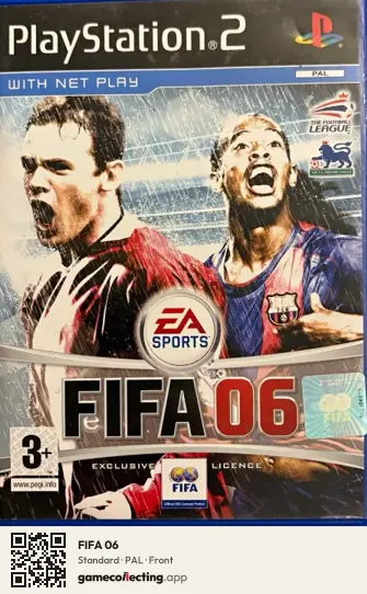 FIFA 06 PlayStation 2, PAL box front