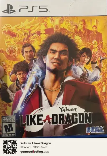 Yakuza: Like a Dragon PlayStation 5, NTSC box front