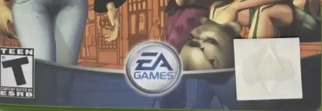 The Urbz: Sims in the City, the ESRB box on its front