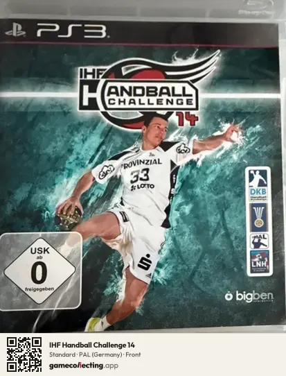 IHF Handball Challenge 14 PlayStation 3, Germany box front