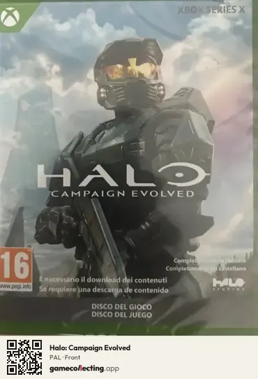 Halo: Campaign Evolved Xbox Series X, PAL box front