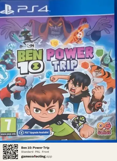 Ben 10: Power Trip PlayStation 4, PAL box front