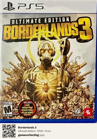 Borderlands 3 PlayStation 5, NTSC box front