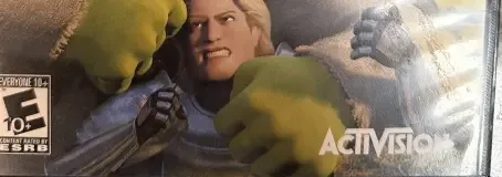 Shrek SuperSlam, the ESRB box on its front