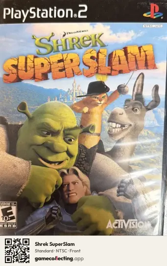 Shrek SuperSlam PlayStation 2, NTSC box front
