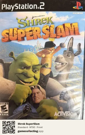 Shrek SuperSlam PlayStation 2, NTSC box front