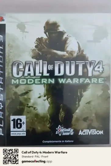 Call of Duty 4: Modern Warfare PlayStation 3, PAL box front