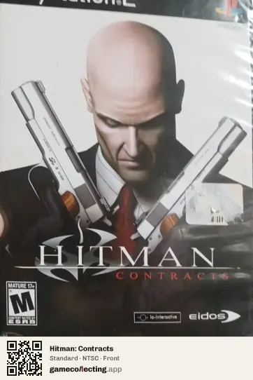 Hitman: Contracts PlayStation 2, NTSC box front