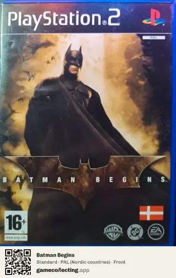 Batman Begins PlayStation 2, Nordic countries box front