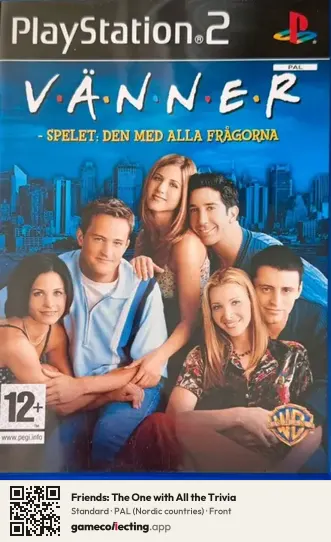 Friends: The One with All the Trivia PlayStation 2, Nordic countries box front