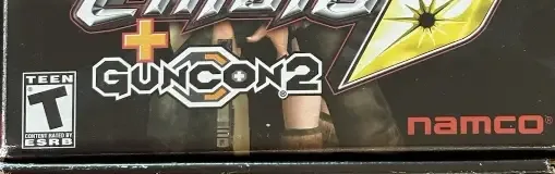 Time Crisis 3, the ESRB box on its front