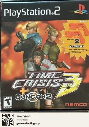 Time Crisis 3 PlayStation 2, NTSC box front