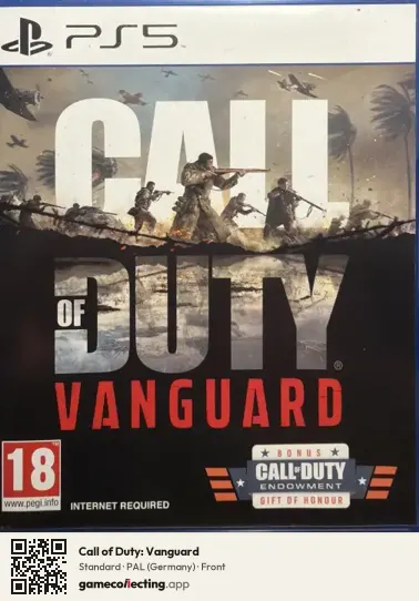 Call of Duty: Vanguard PlayStation 5, Germany box front