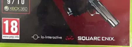 Hitman: Absolution, the PEGI square on its front