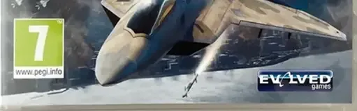 JASF: Jane's Advanced Strike Fighters, the PEGI square on its front