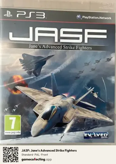 JASF: Jane's Advanced Strike Fighters PlayStation 3, PAL box front