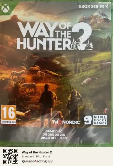 Way of the Hunter 2 Xbox Series X, PAL box front