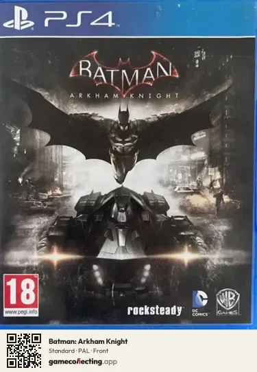 Batman: Arkham Knight PlayStation 4, PAL box front